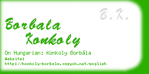 borbala konkoly business card